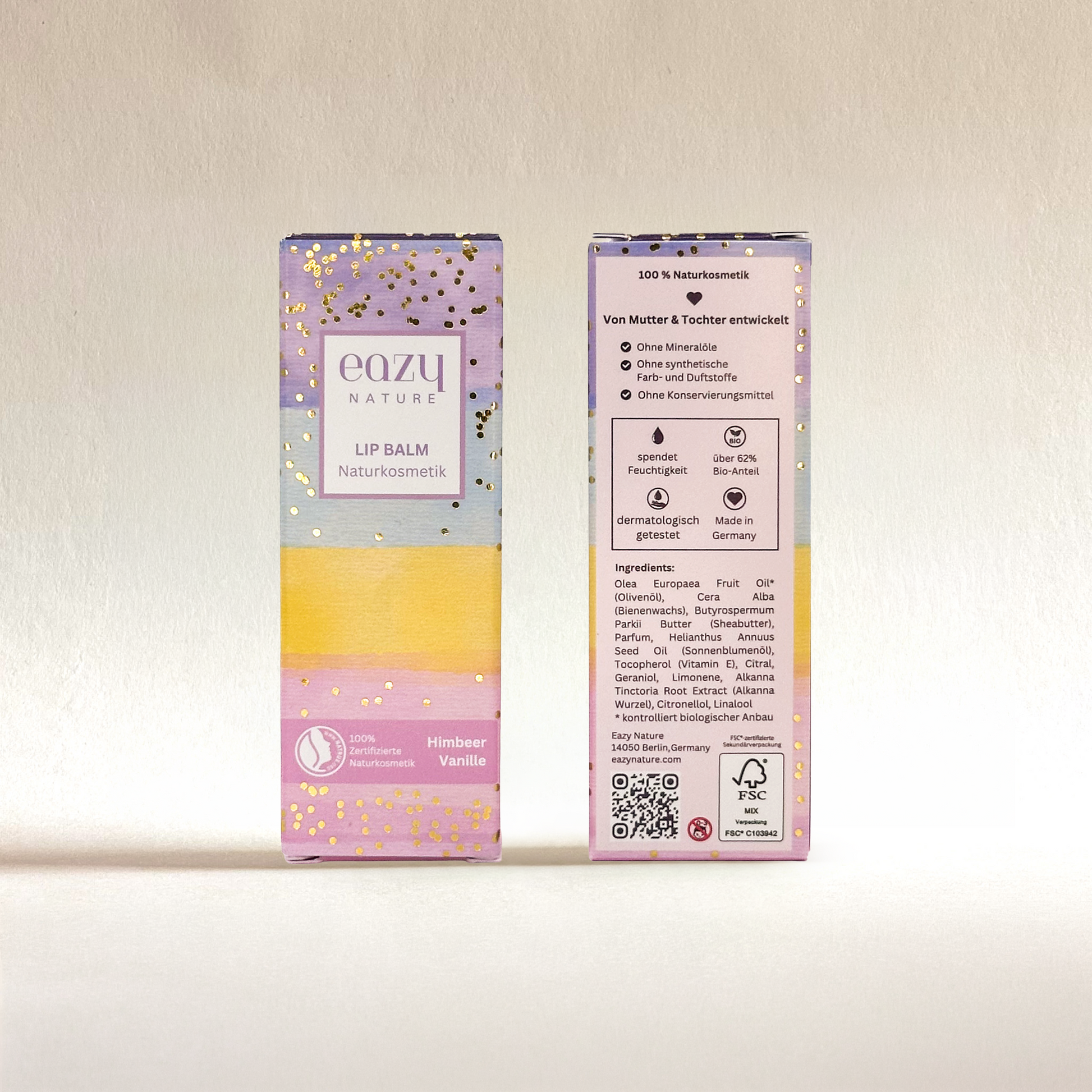 Eazy Nature – natürlicher Lippenpflegestift für Kinder mit Bio-Olivenöl und Sheabutter