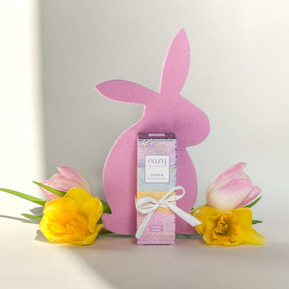 Oster-Special: 1 Lippenpflegestift mit Deko-Filzhase