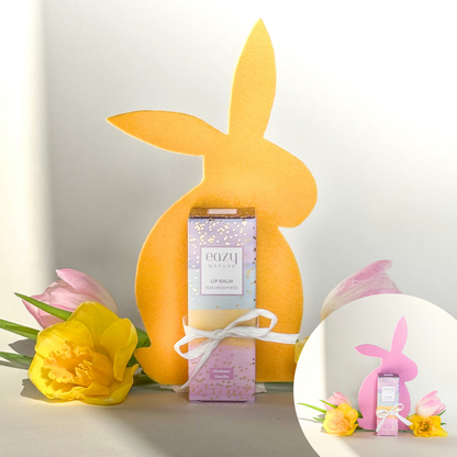 Oster-Special: 1 Lippenpflegestift mit Deko-Filzhase